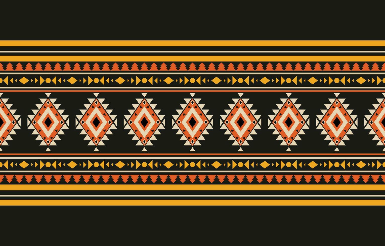 etnisch abstract ikat kunst. aztec ornament afdrukken. meetkundig etnisch patroon naadloos kleur oosters. ontwerp voor achtergrond ,gordijn, tapijt, behang, kleding, inpakken, batik, vector illustratie.