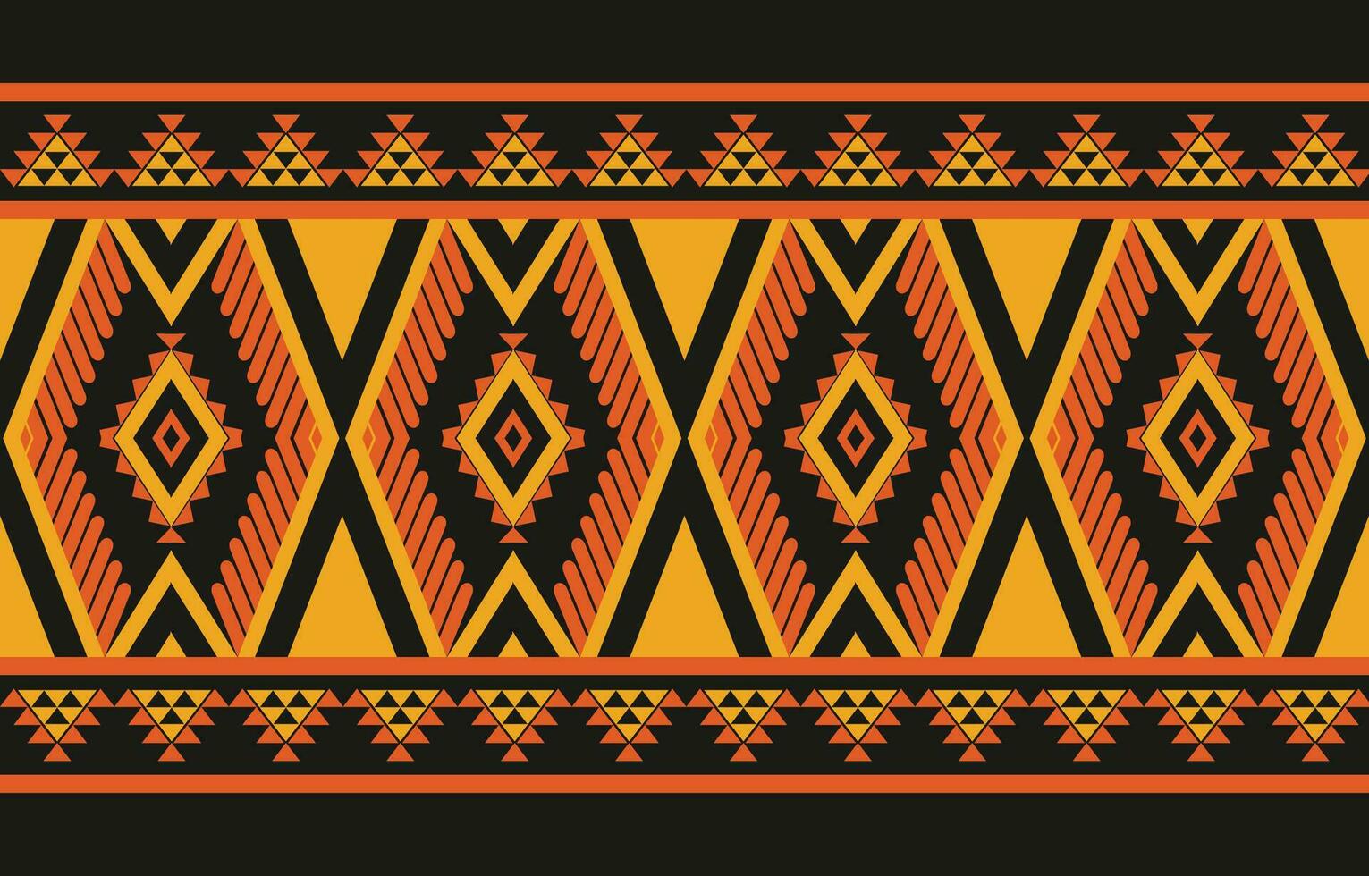 etnisch abstract ikat kunst. aztec ornament afdrukken. meetkundig etnisch patroon naadloos kleur oosters. ontwerp voor achtergrond ,gordijn, tapijt, behang, kleding, inpakken, batik, vector illustratie.