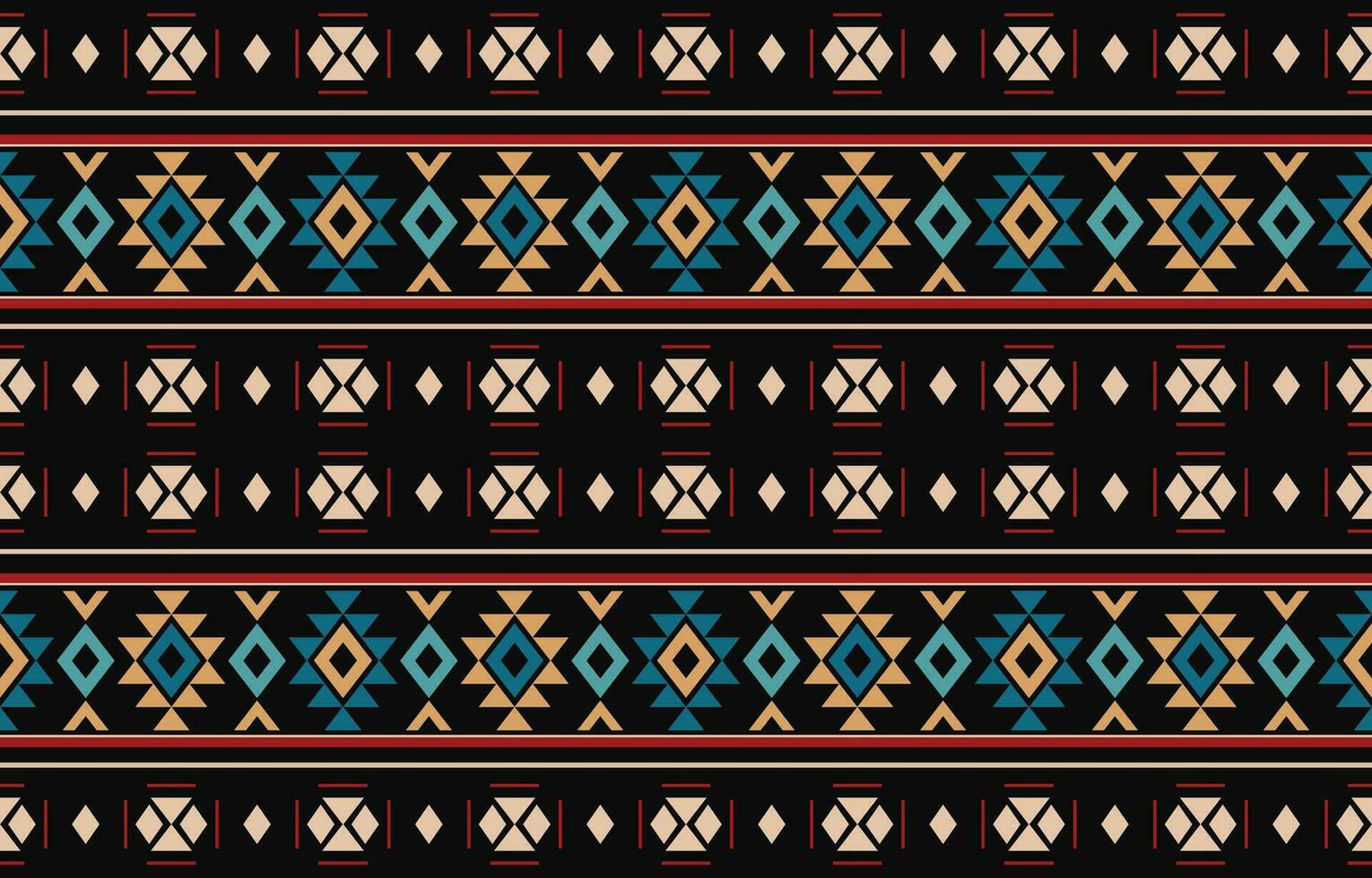 etnisch abstract ikat kunst. aztec ornament afdrukken. meetkundig etnisch patroon naadloos kleur oosters. ontwerp voor achtergrond ,gordijn, tapijt, behang, kleding, inpakken, batik, vector illustratie.