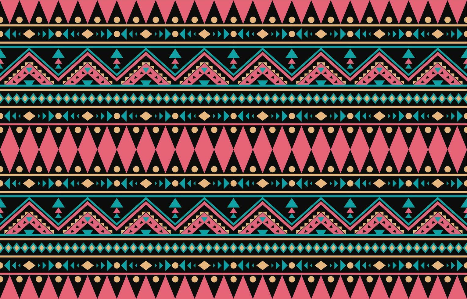 etnisch abstract ikat kunst. aztec ornament afdrukken. meetkundig etnisch patroon naadloos kleur oosters. ontwerp voor achtergrond ,gordijn, tapijt, behang, kleding, inpakken, batik, vector illustratie.