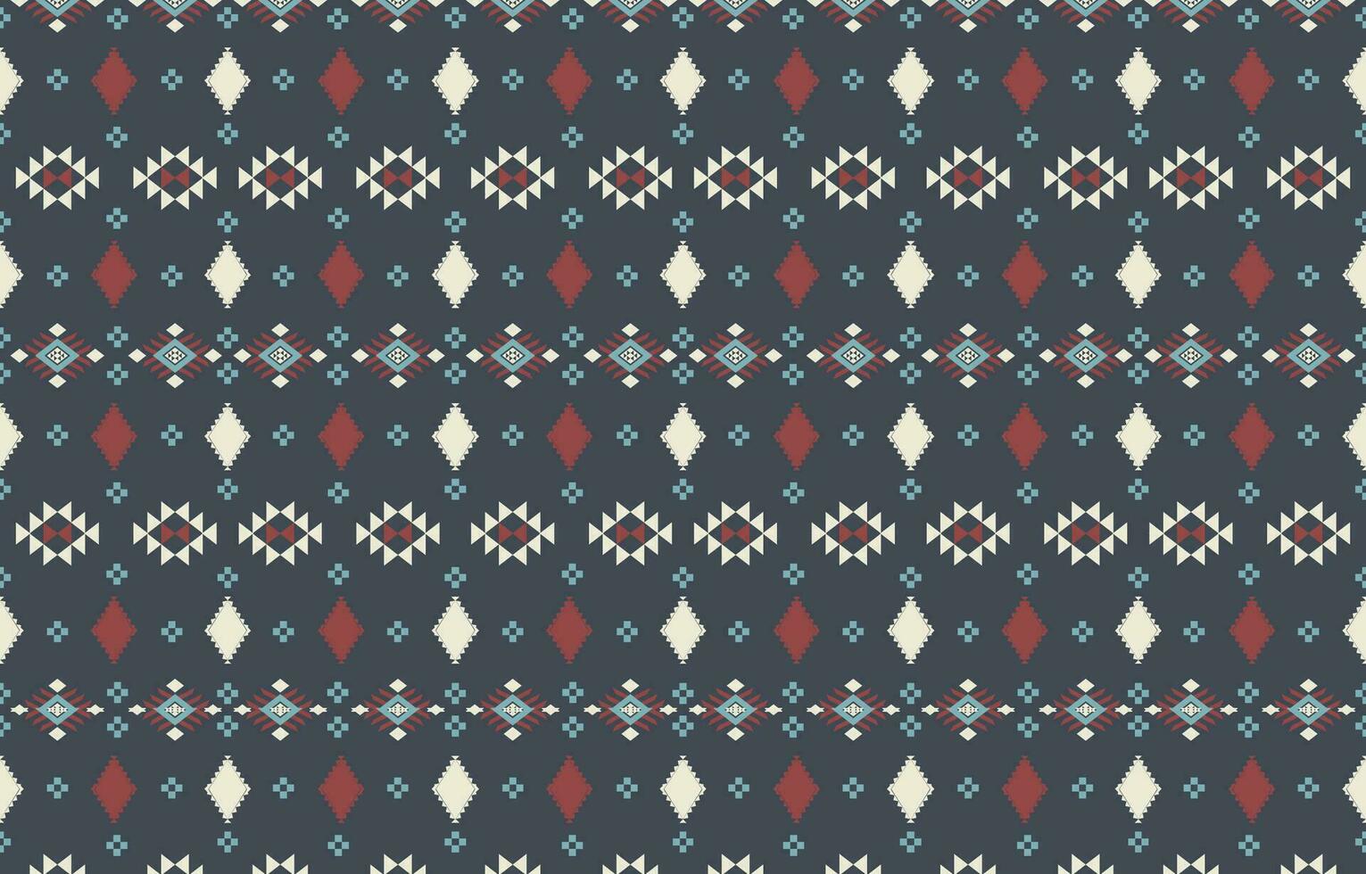 etnisch abstract ikat kunst. aztec ornament afdrukken. meetkundig etnisch patroon naadloos kleur oosters. ontwerp voor achtergrond ,gordijn, tapijt, behang, kleding, inpakken, batik, vector illustratie.