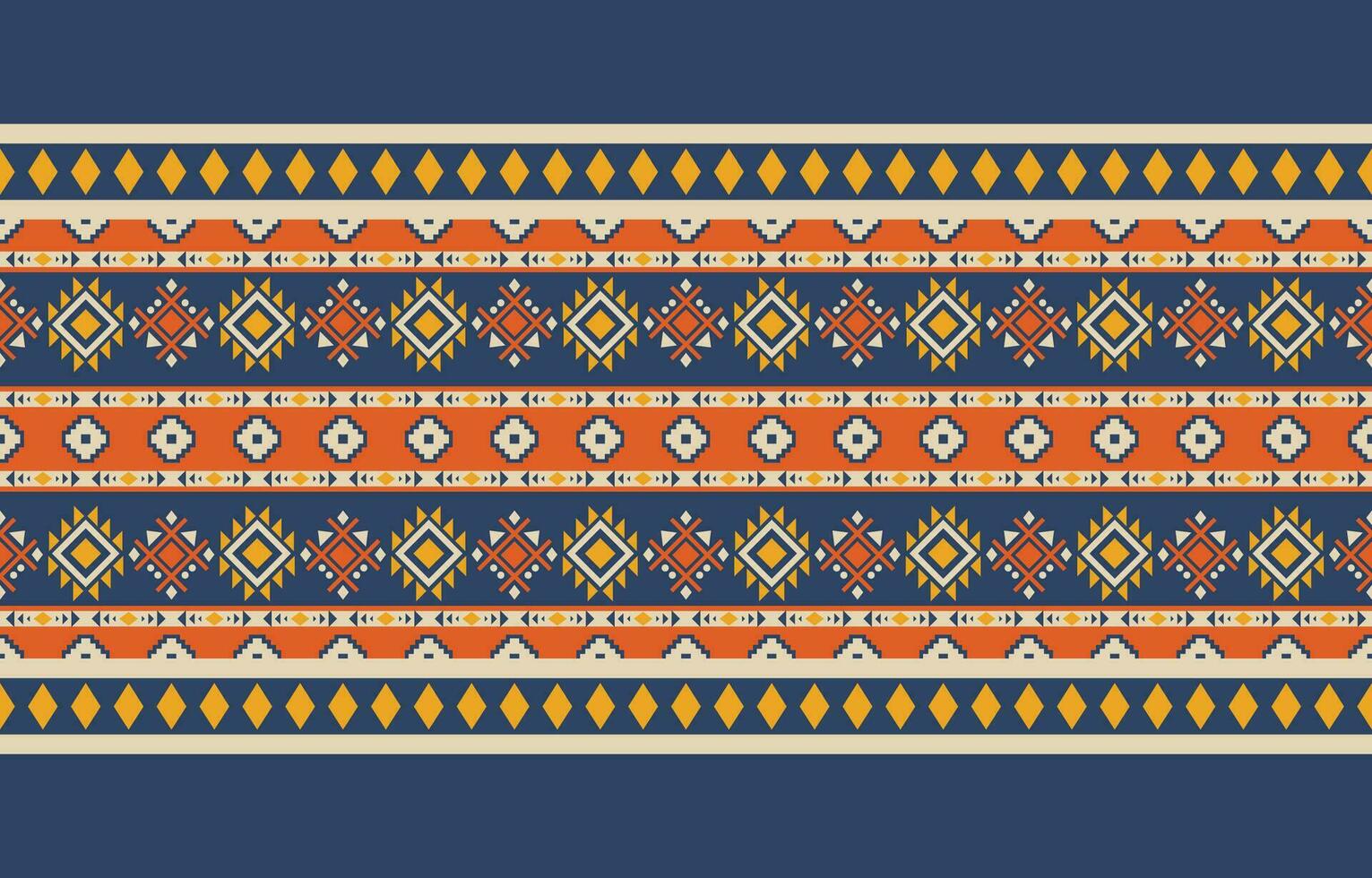 etnisch abstract ikat kunst. aztec ornament afdrukken. meetkundig etnisch patroon naadloos kleur oosters. ontwerp voor achtergrond ,gordijn, tapijt, behang, kleding, inpakken, batik, vector illustratie.