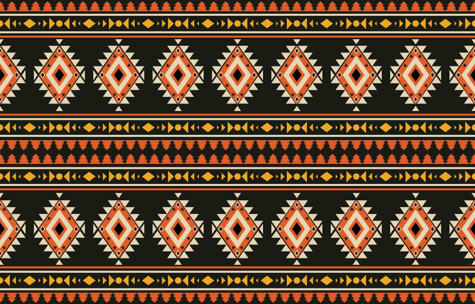 etnisch abstract ikat kunst. aztec ornament afdrukken. meetkundig etnisch patroon naadloos kleur oosters. ontwerp voor achtergrond ,gordijn, tapijt, behang, kleding, inpakken, batik, vector illustratie.