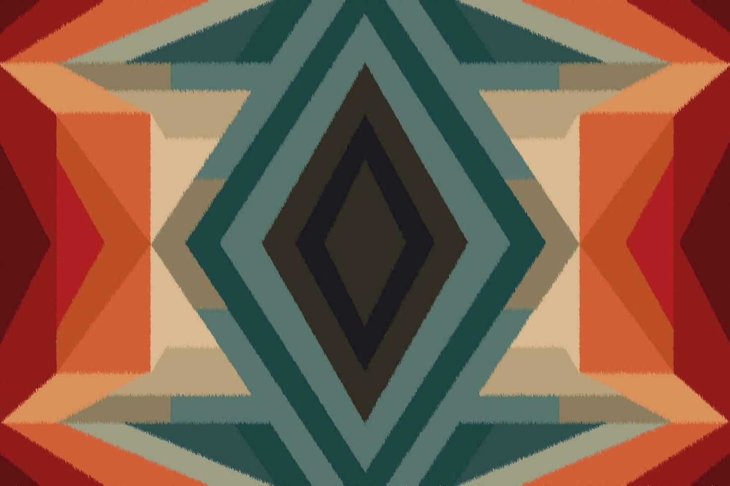 ikat patroon, meetkundig etnisch patroon ontwerp voor achtergrond of behang, naadloos patroon. vector