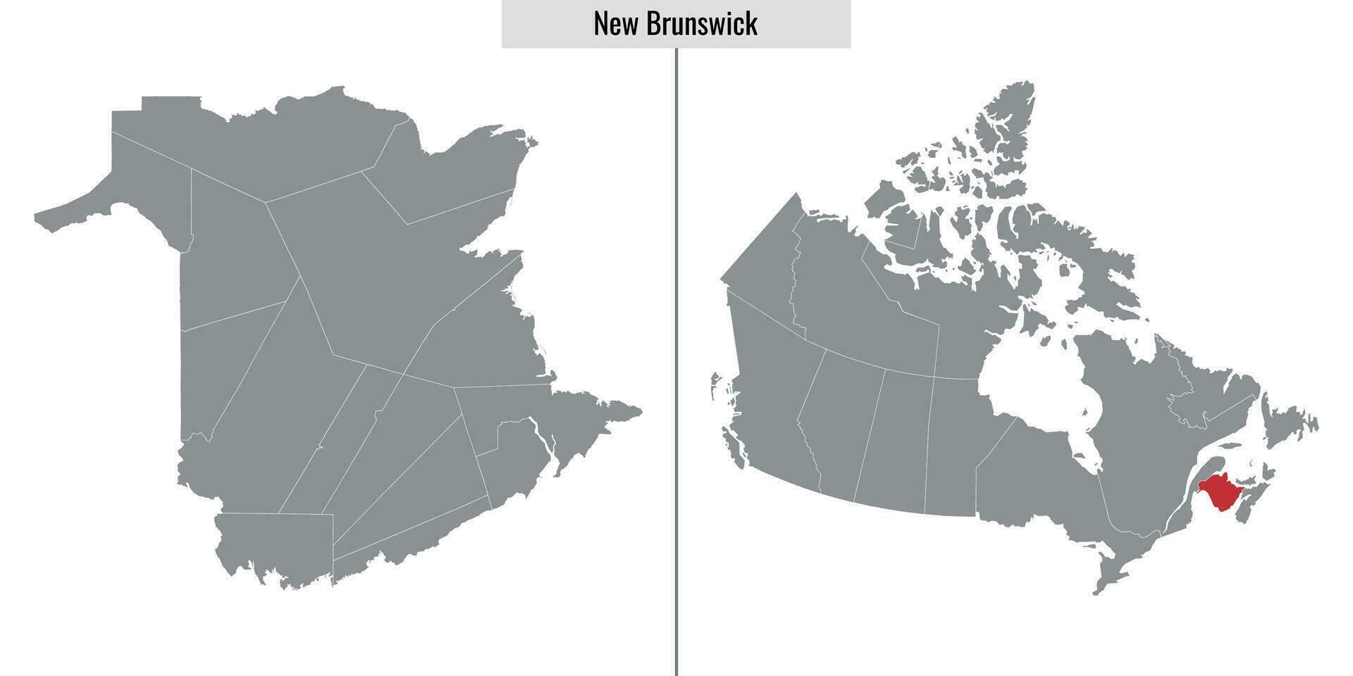 kaart provincie van Canada vector