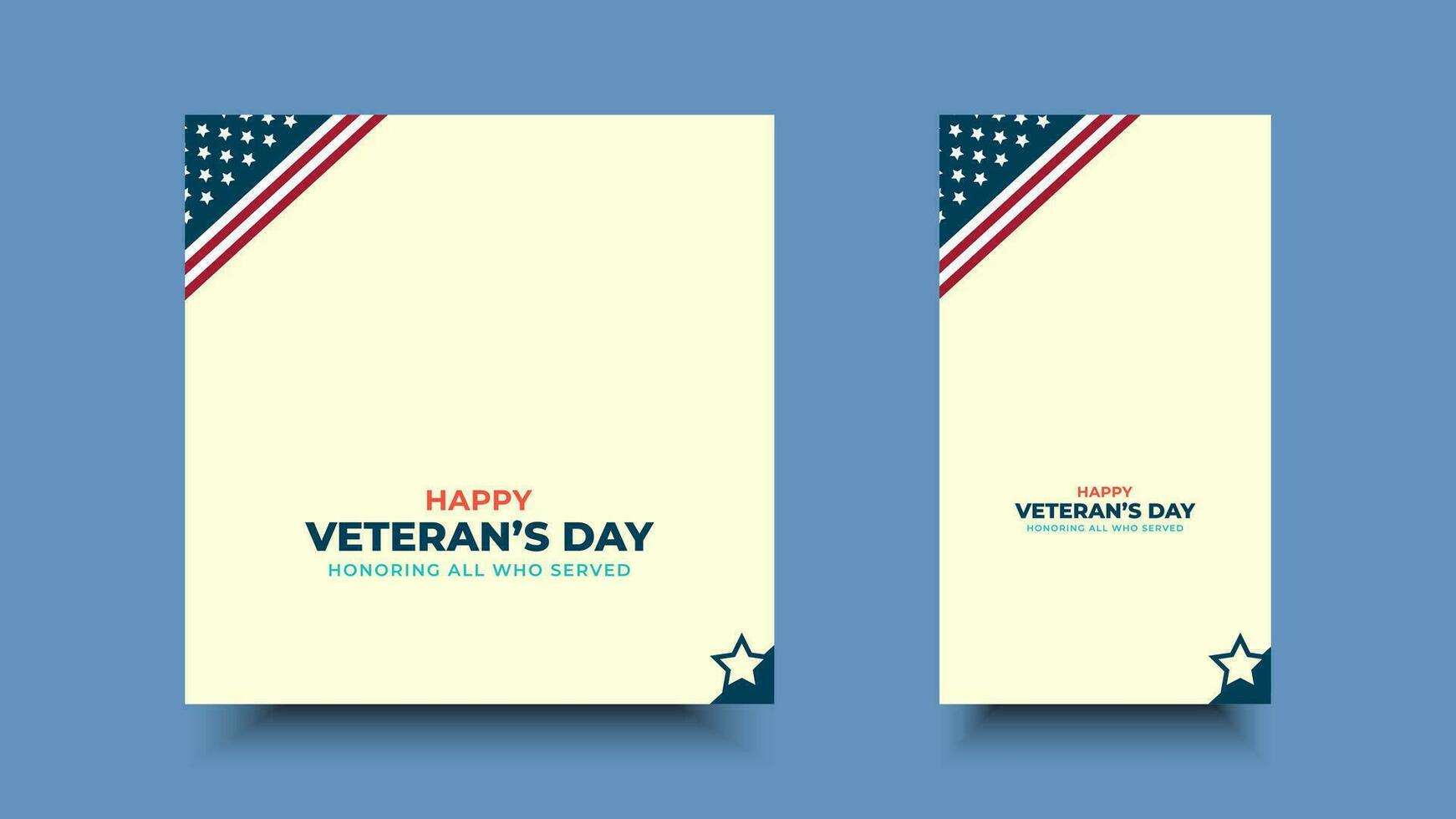 veteranen dag, eerbiedigen allemaal wie geserveerd.frame en ster ornament ontwerpen voor advertenties, affiches, spandoeken, achtergronden. vector