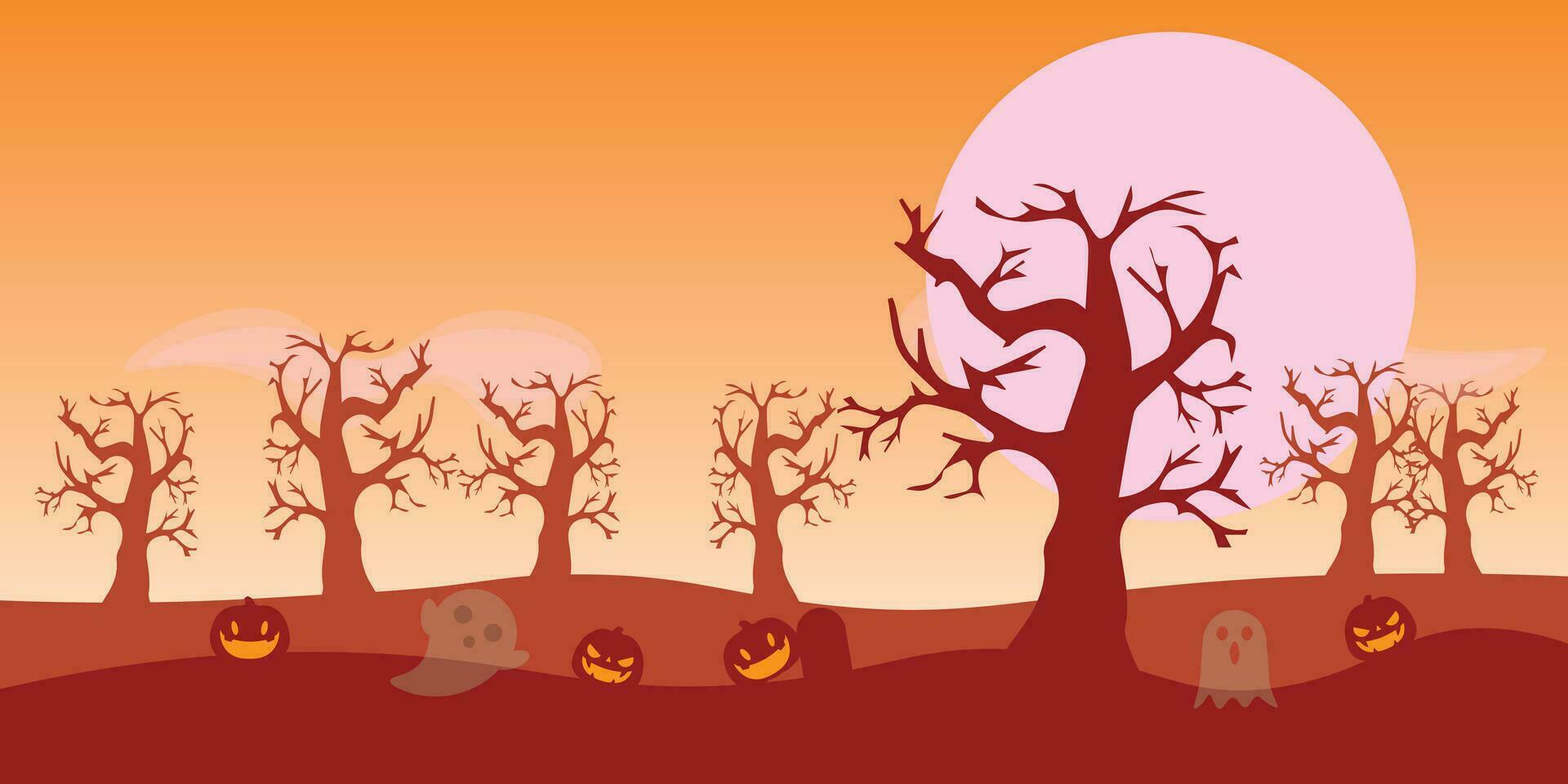 vector achtergrond ontwerp met halloween thema