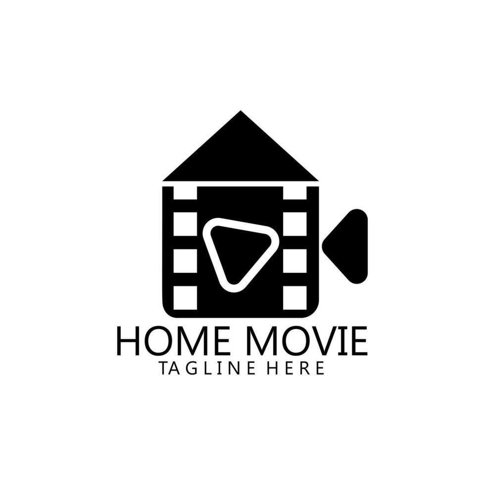 huis Speel productie logo ontwerp vector