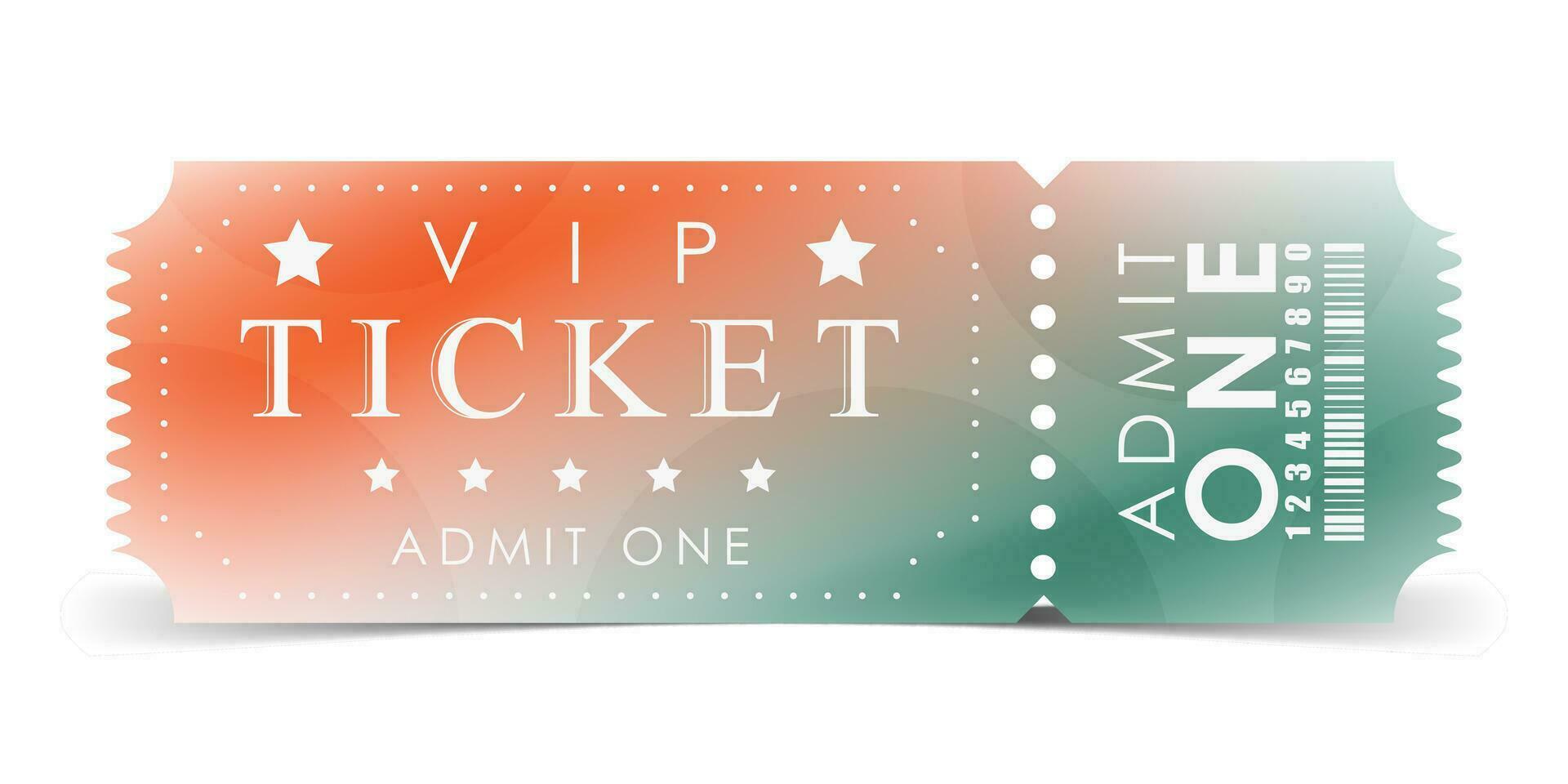 vip modern ticket kaart illustratie sjabloon. vector illustratie.