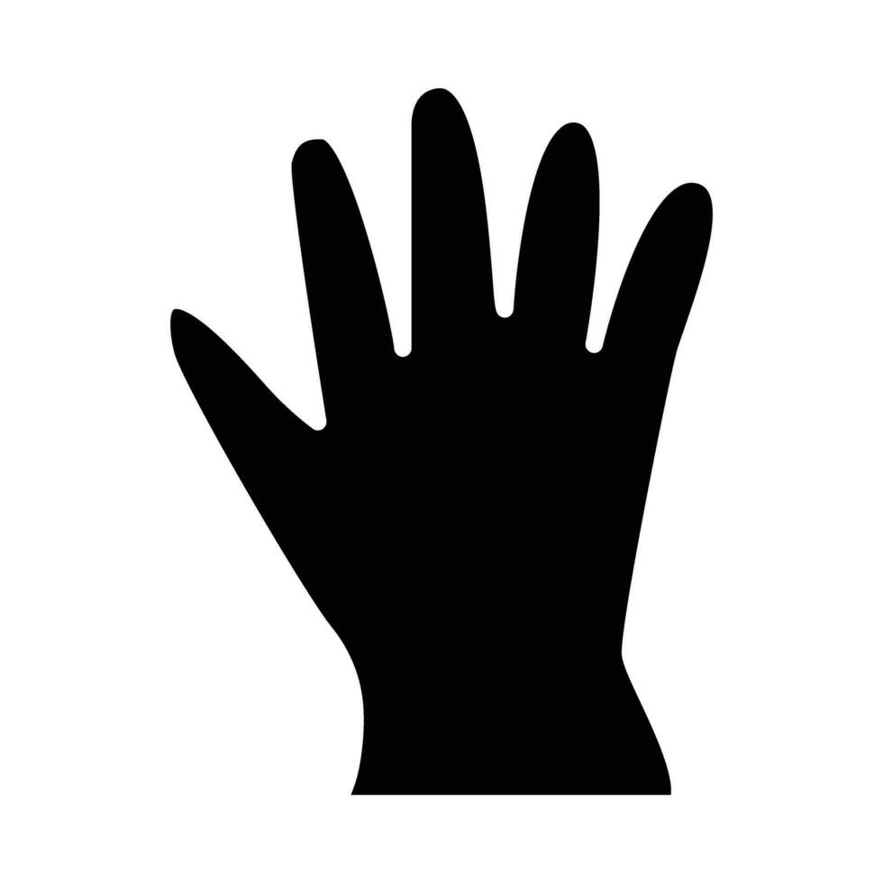 veiligheid handschoenen vector glyph icoon voor persoonlijk en reclame gebruiken.