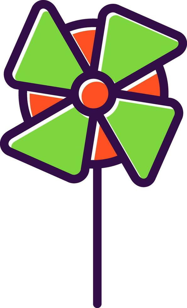 pinwheel vector icoon ontwerp