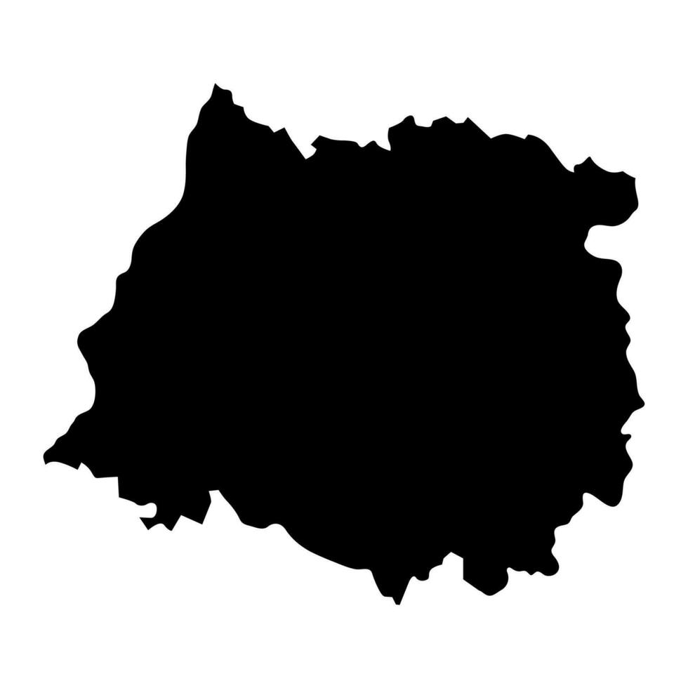 maule regio kaart, administratief divisie van Chili. vector