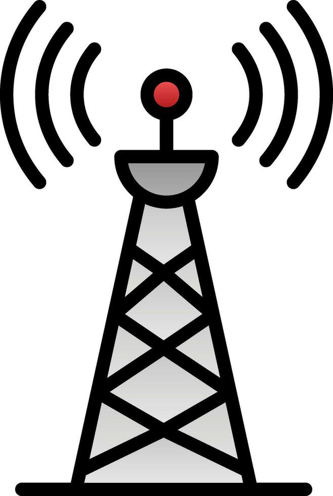 radio toren vector icoon ontwerp