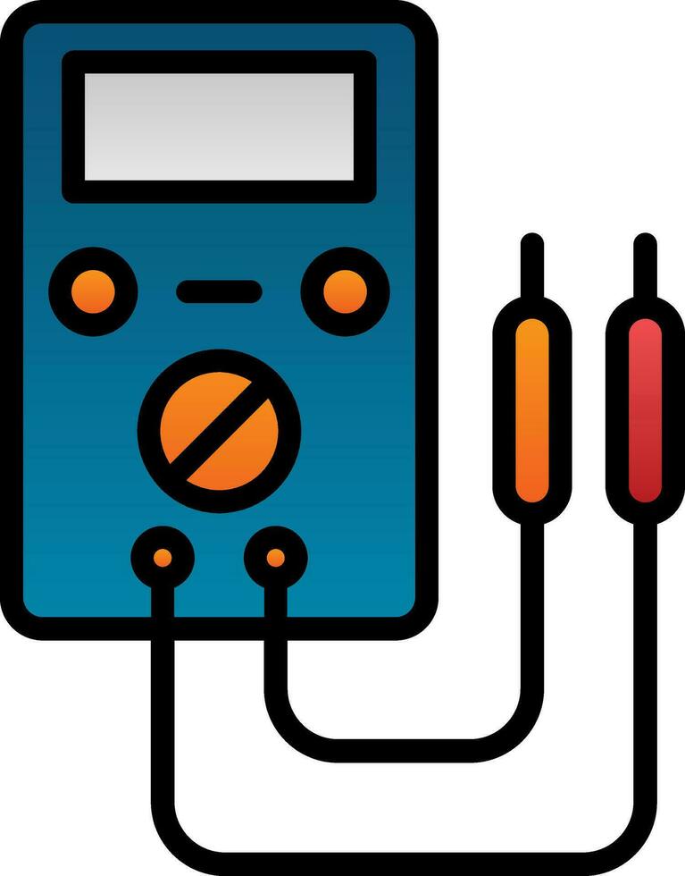 voltmeter vector icoon ontwerp