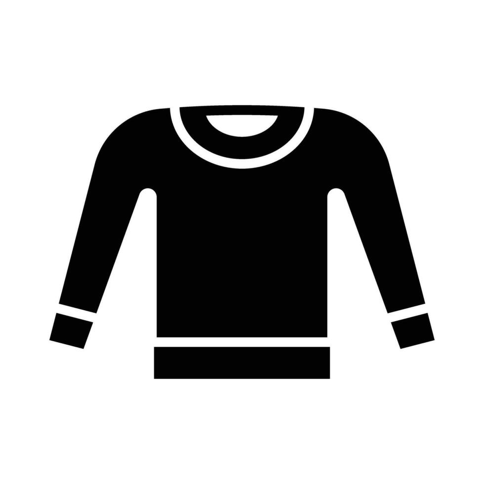 sweater vector glyph icoon voor persoonlijk en reclame gebruiken.