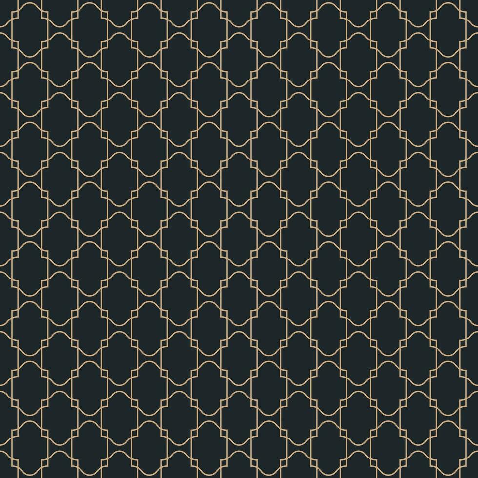 patroon ontwerp in goud kleur Aan zwart achtergrond vector