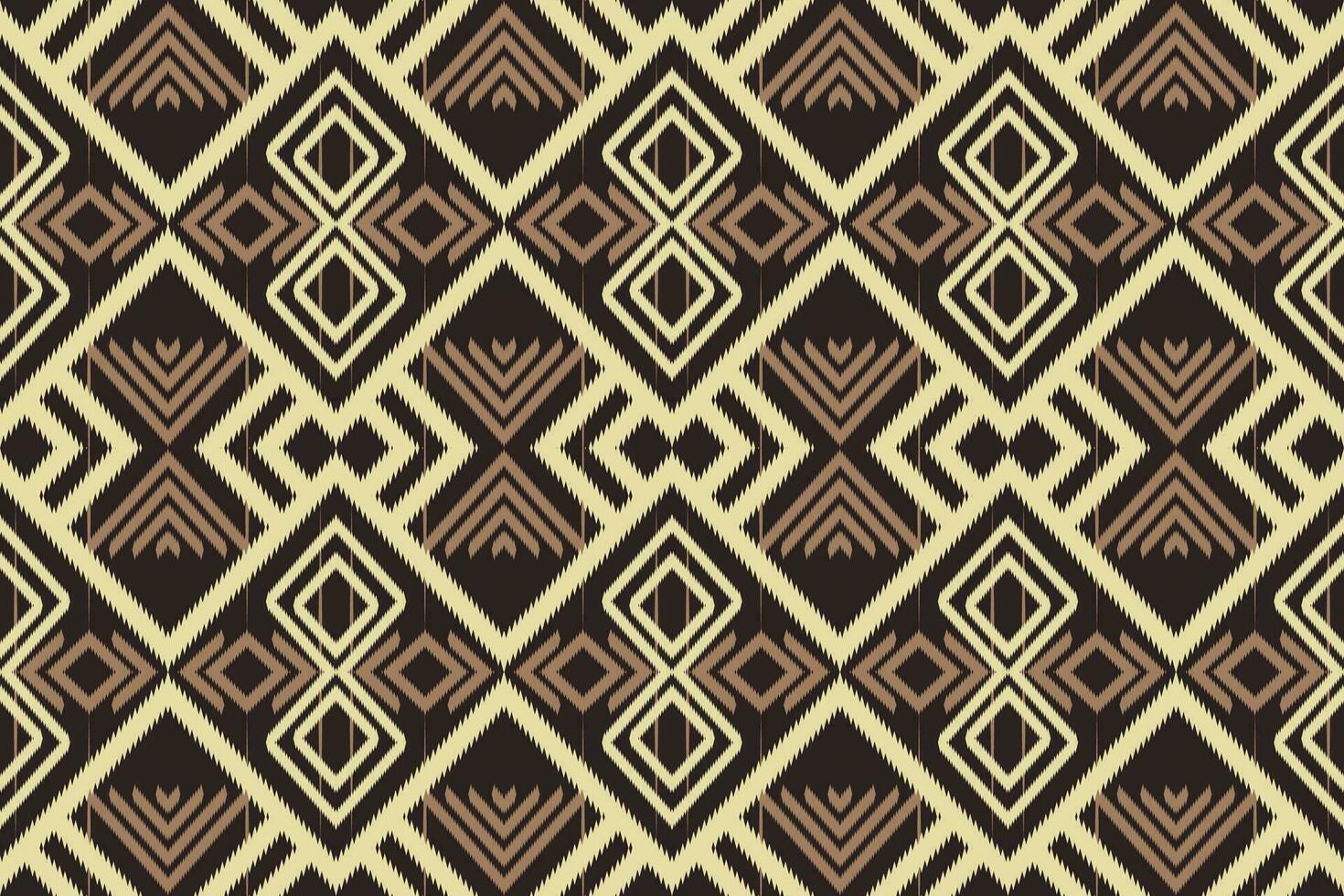 etnisch abstract ikat naadloos patroon in tribal.stof Indisch en maxicaans stijl. ontwerp voor achtergrond, behang, illustratie, kleding stof, kleding, tapijt, textiel, batik, borduurwerk. vector