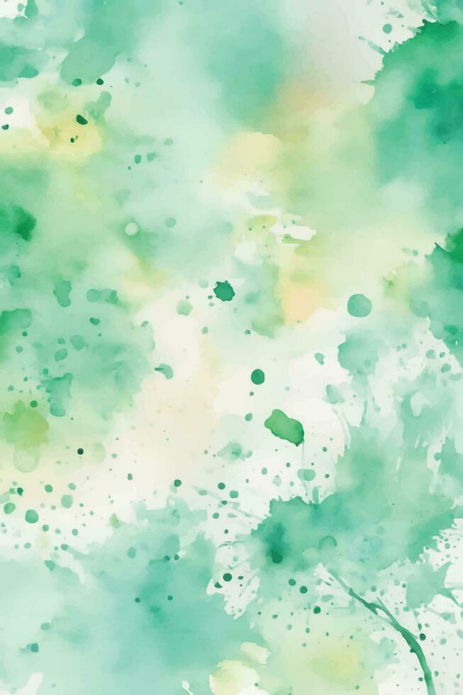 groene aquarel achtergrond vector