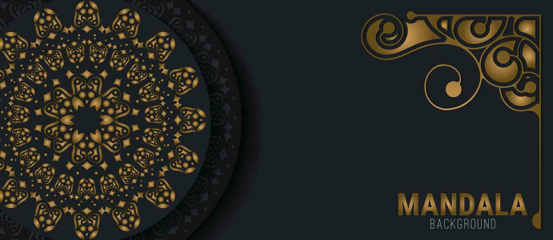 luxe sier mandala achtergrond met Arabische islamitische Oost-patroon stijl premium vector