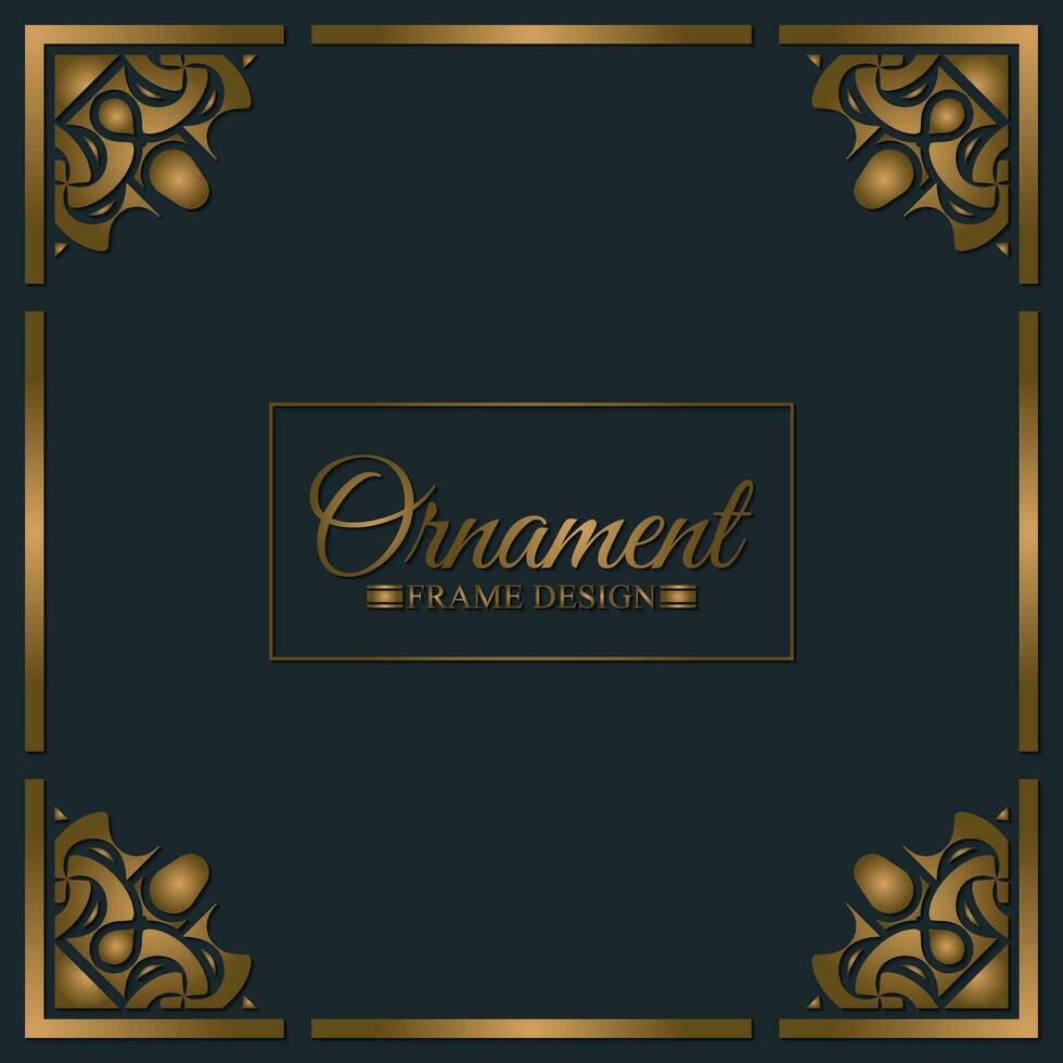 elegante decoratieve frame ontwerp achtergrond vector