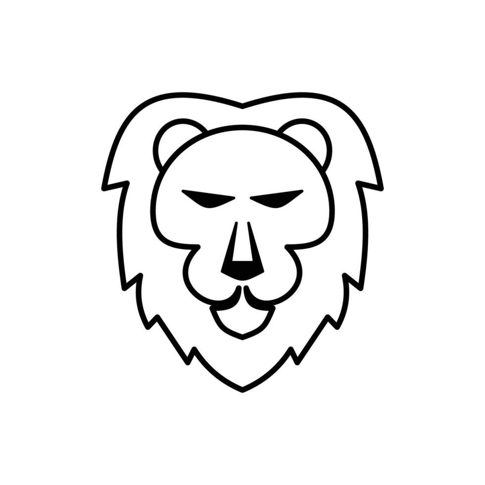 Leo dierenriem teken logo icoon geïsoleerd horoscoop symbool vector illustratie