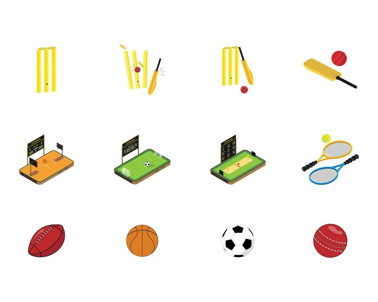 sport- pictogrammen pak vector