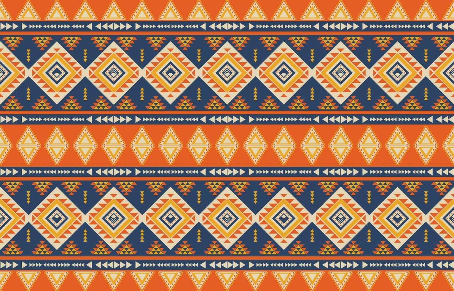 etnisch abstract ikat kunst. aztec ornament afdrukken. meetkundig etnisch patroon naadloos kleur oosters. ontwerp voor achtergrond ,gordijn, tapijt, behang, kleding, inpakken, batik, vector illustratie.