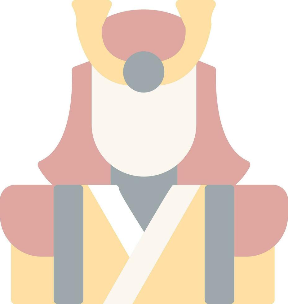 samurai vector icoon ontwerp