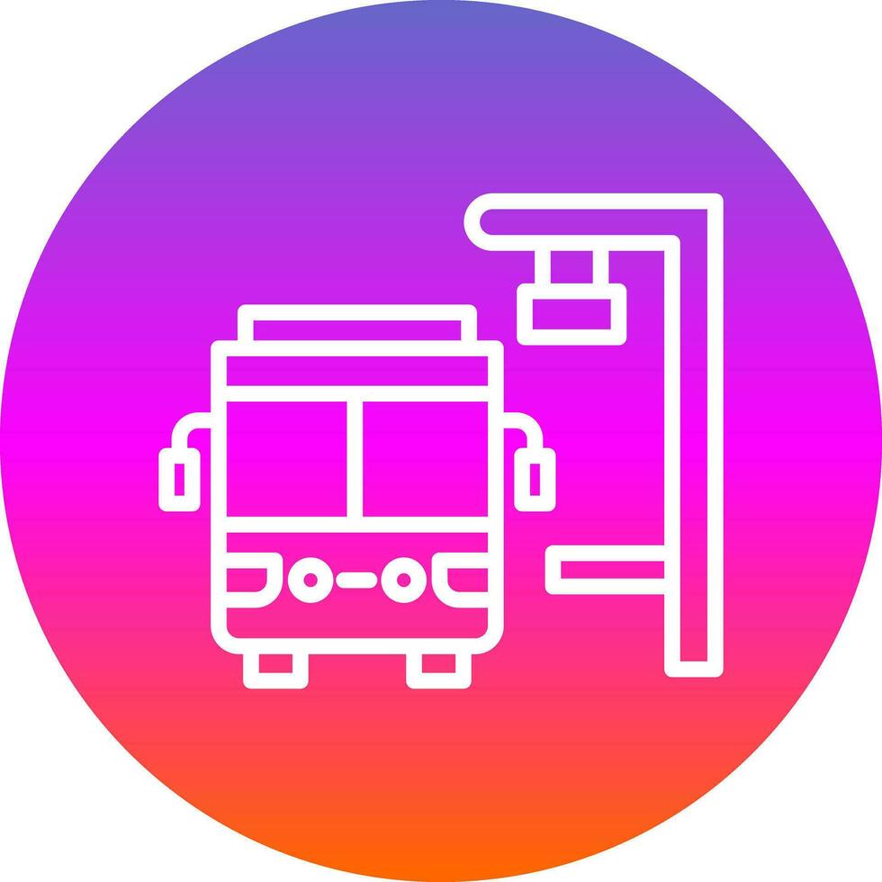 bus hou op vector icoon ontwerp