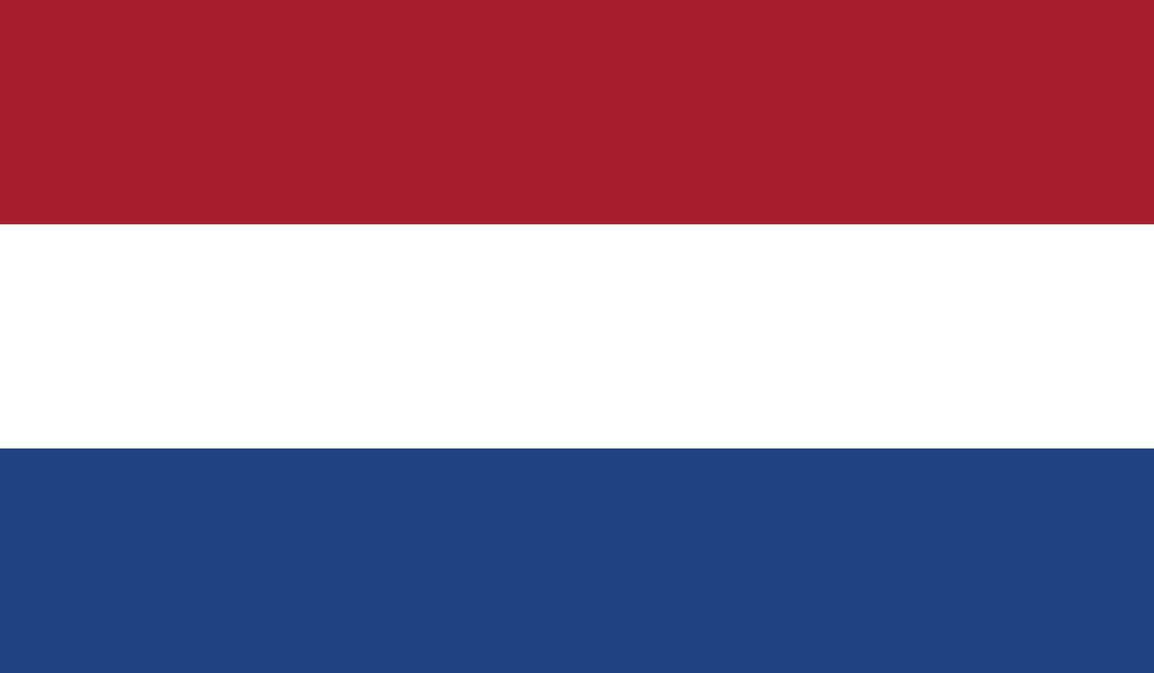 vlag van nederland vector