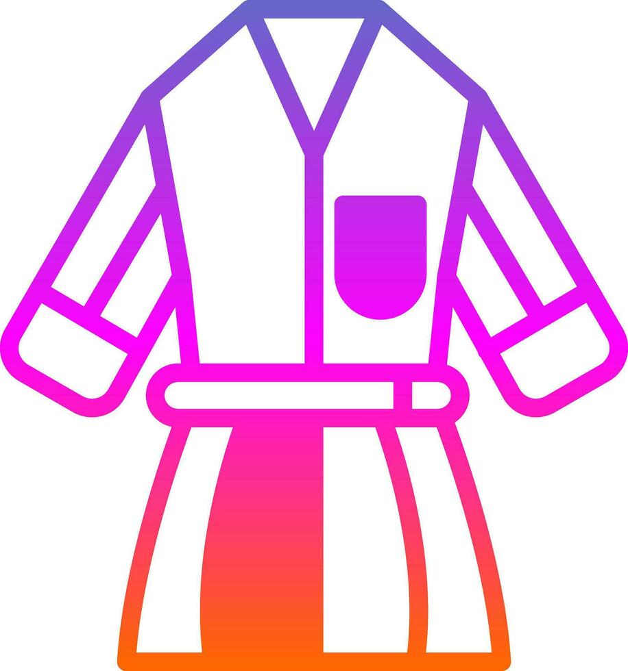 kimono vector icoon ontwerp