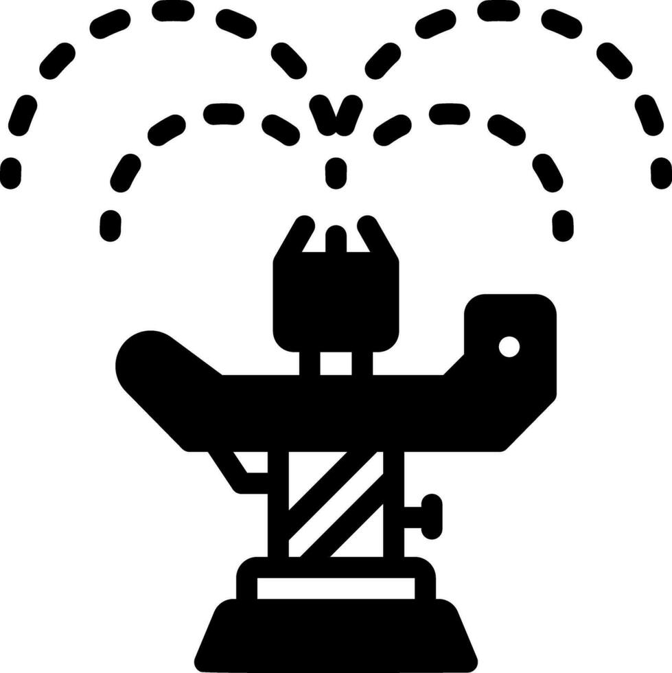 solide icoon voor springer vector