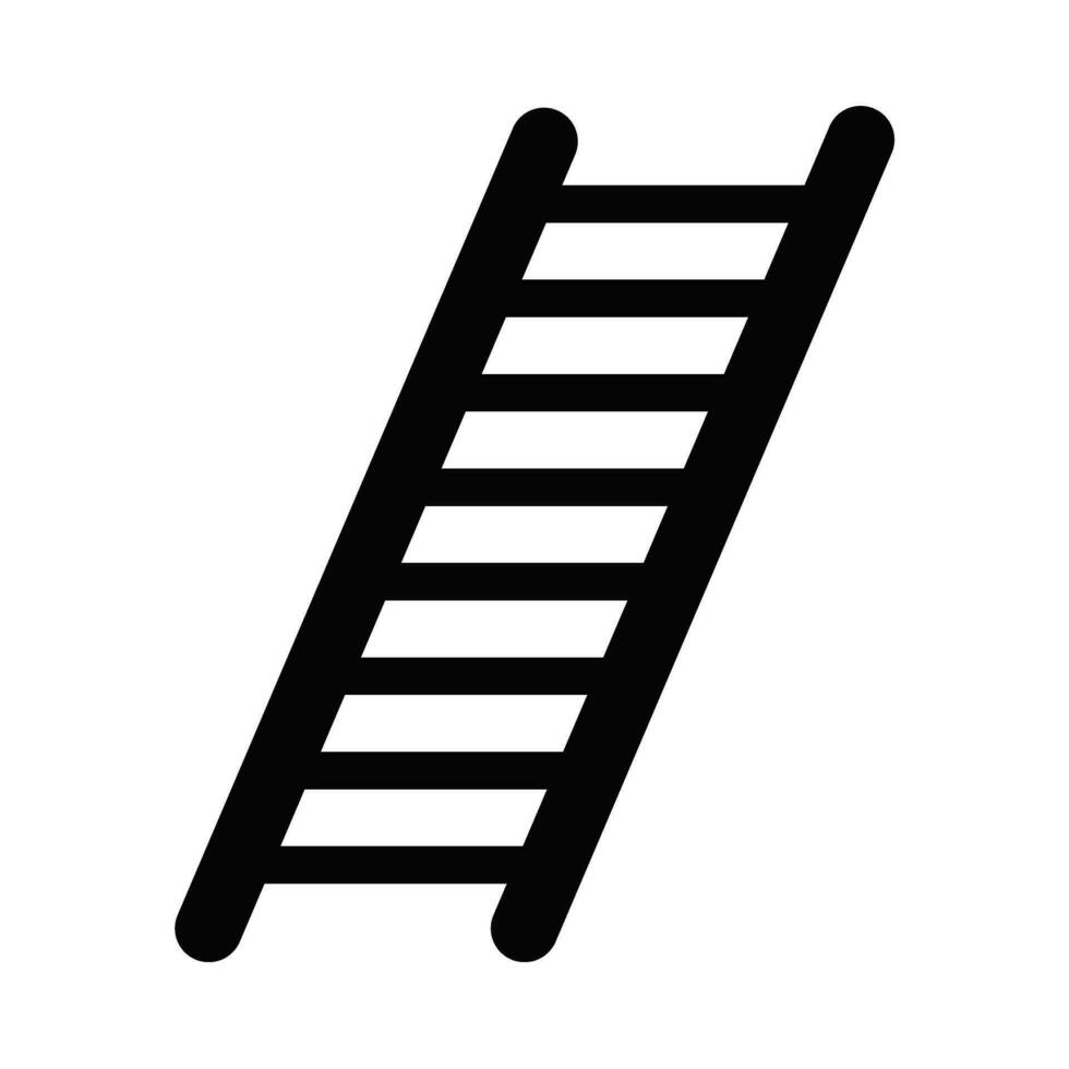 ladder vector glyph icoon voor persoonlijk en reclame gebruiken.