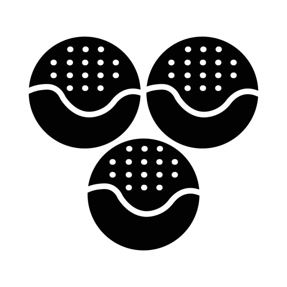 takoyaki vector glyph icoon voor persoonlijk en reclame gebruiken.