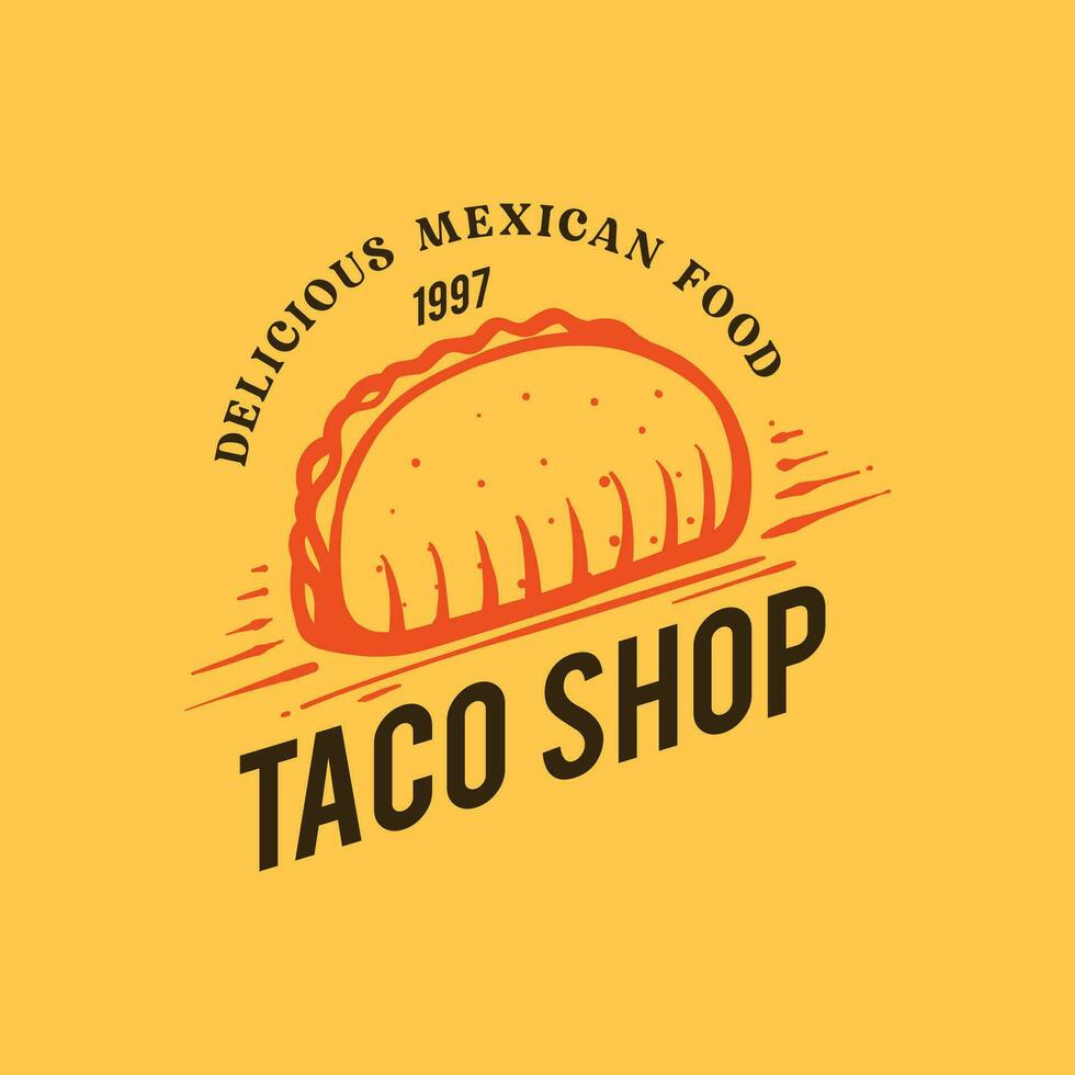 taco Mexicaans eten vector