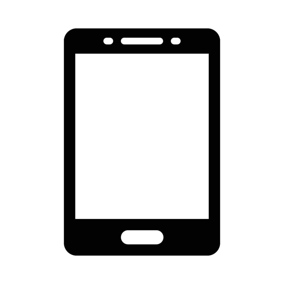 tablet vector glyph icoon voor persoonlijk en reclame gebruiken.