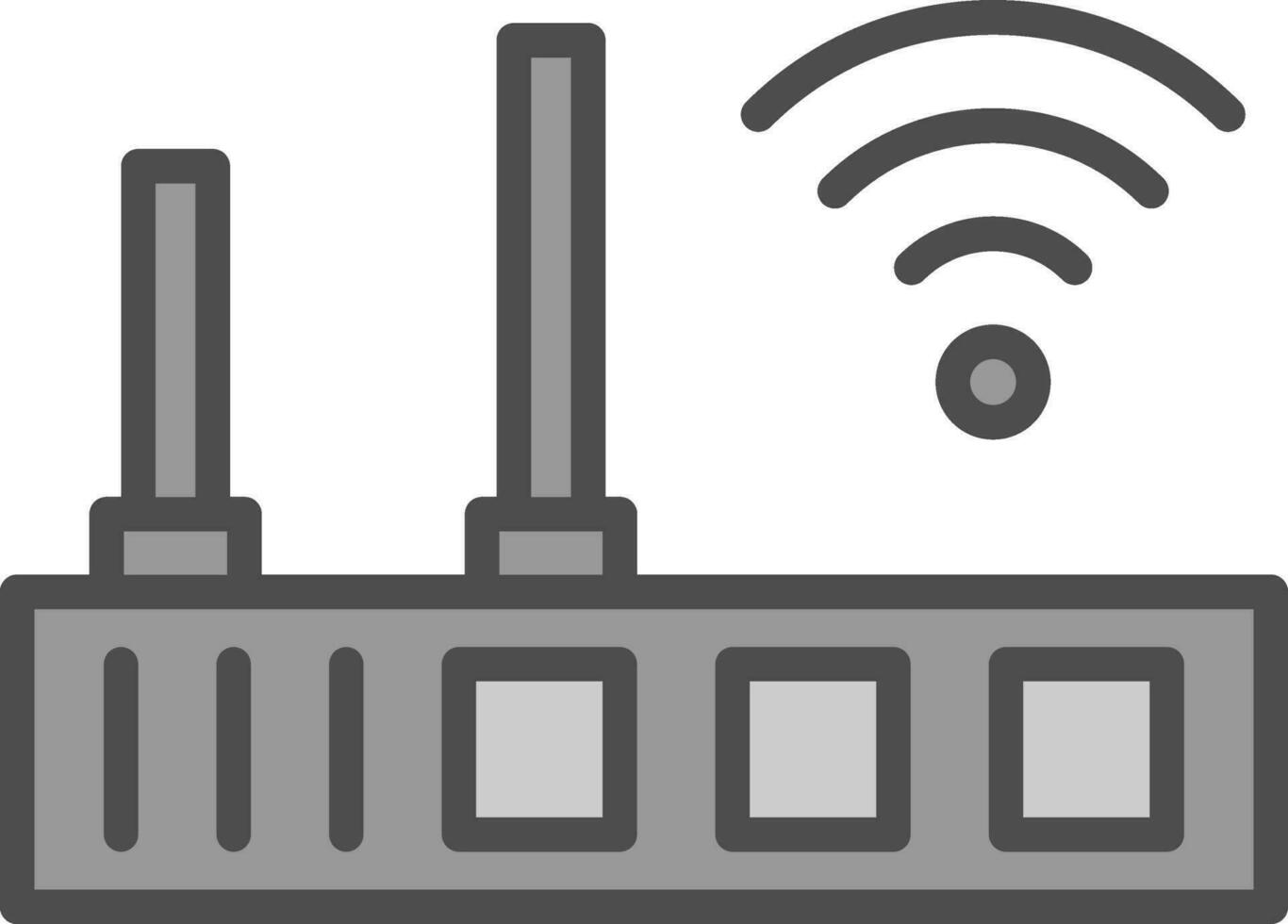 Wifi signaal vector icoon ontwerp