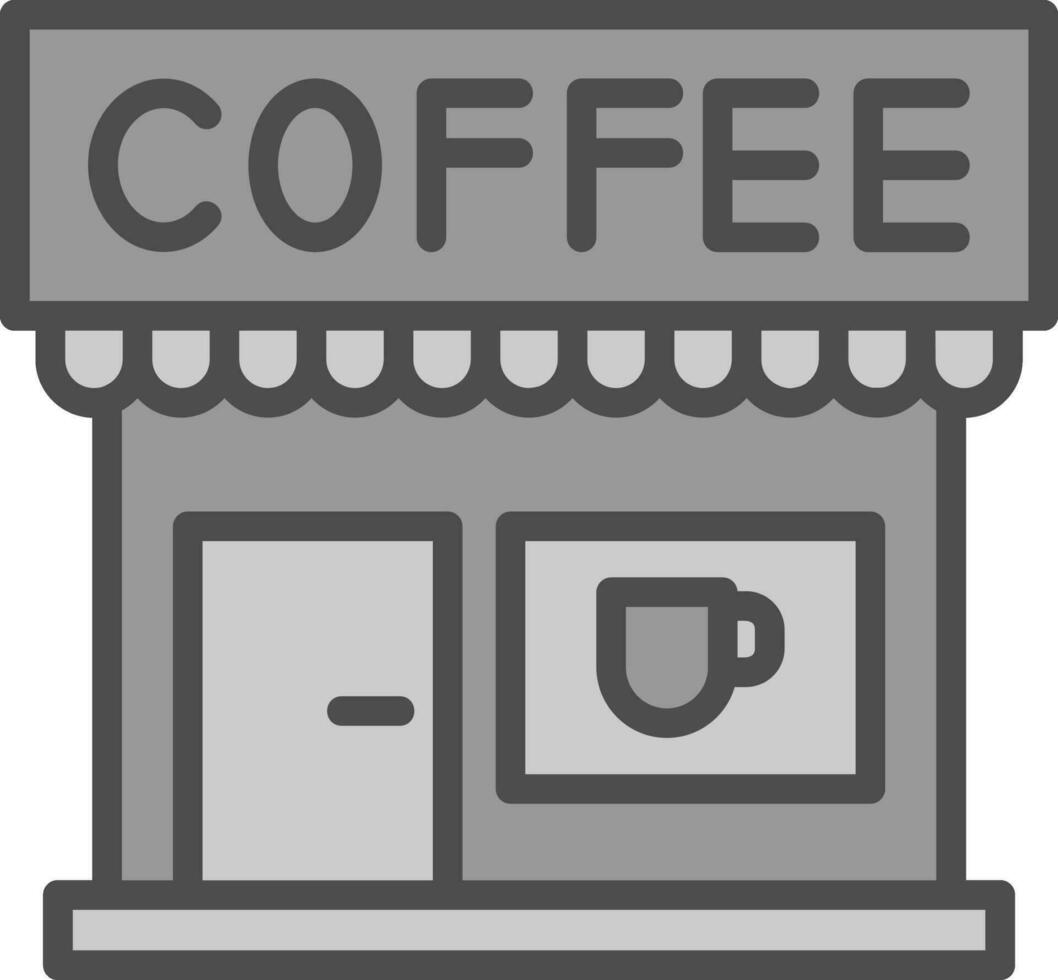 koffie winkel vector icoon ontwerp