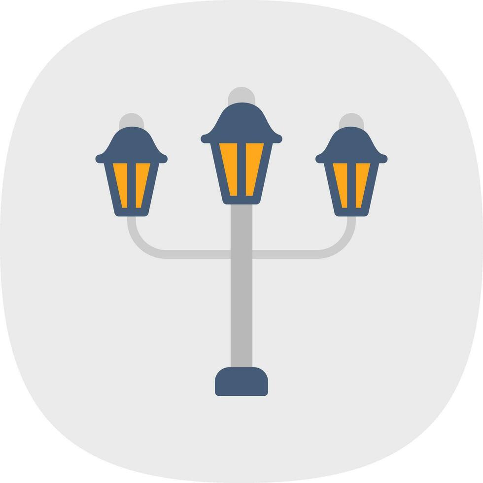 straat lamp vector icoon ontwerp