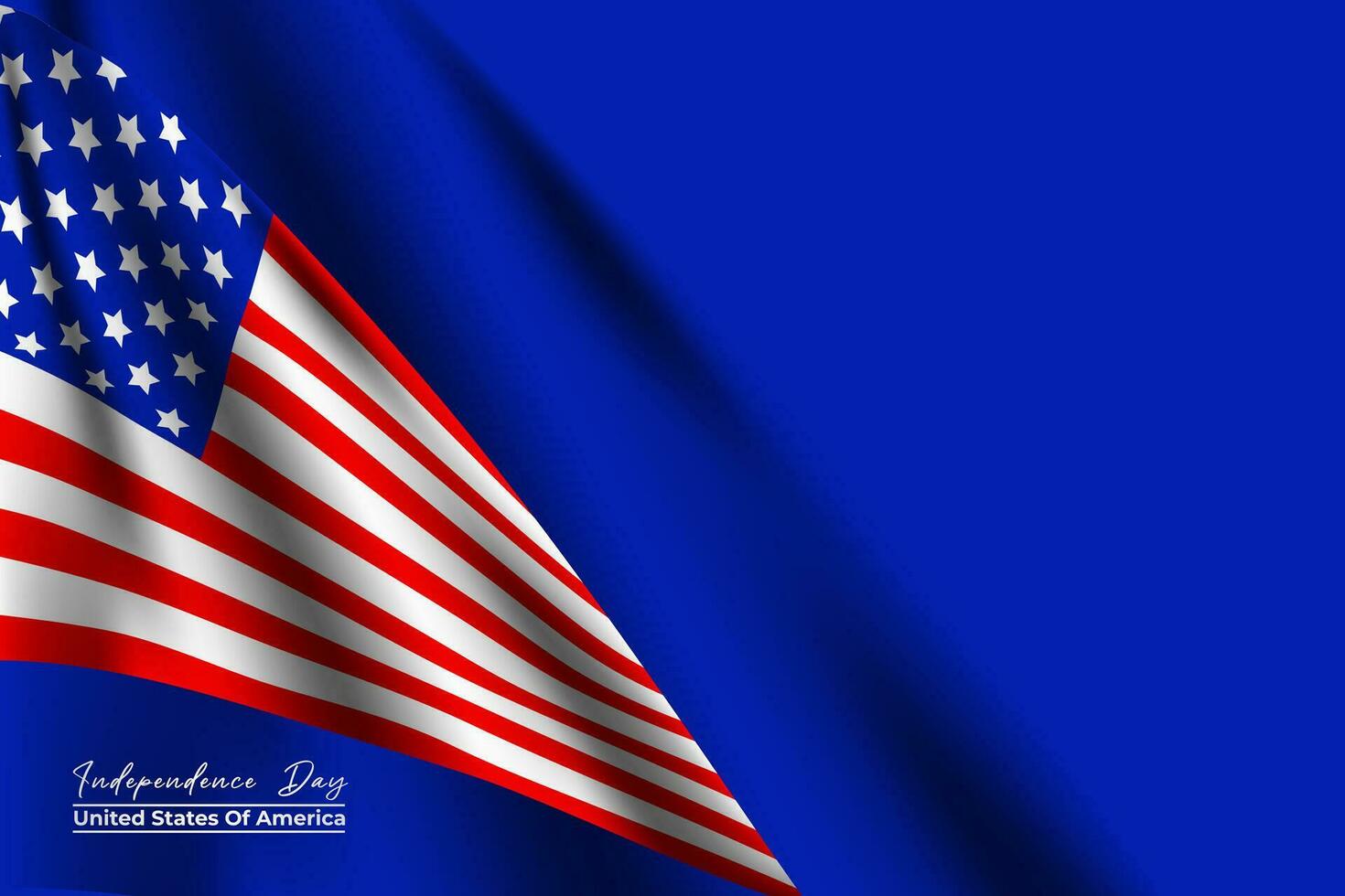 Amerika vlag vector blauw zijde vector achtergrond