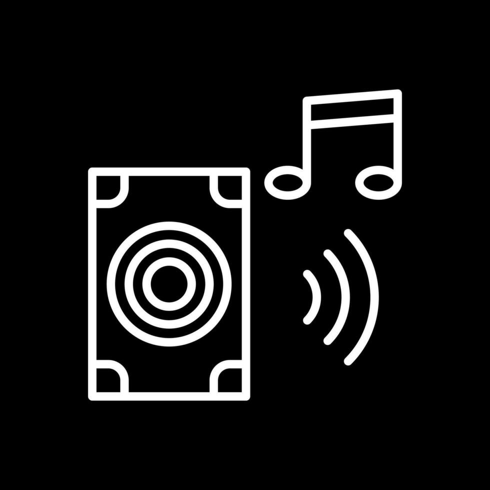 muziek- systeem vector icoon ontwerp