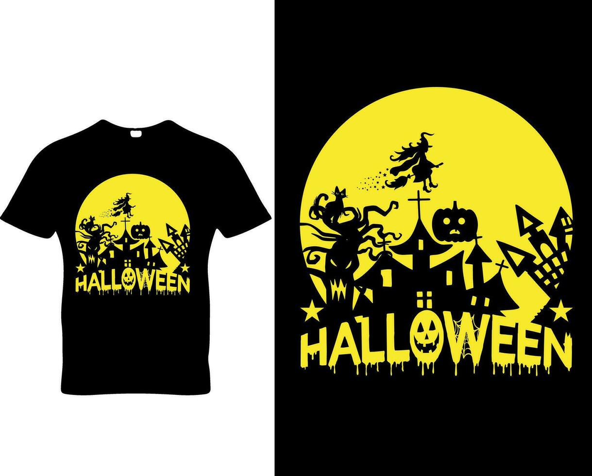 halloween t-shirt ontwerp vector