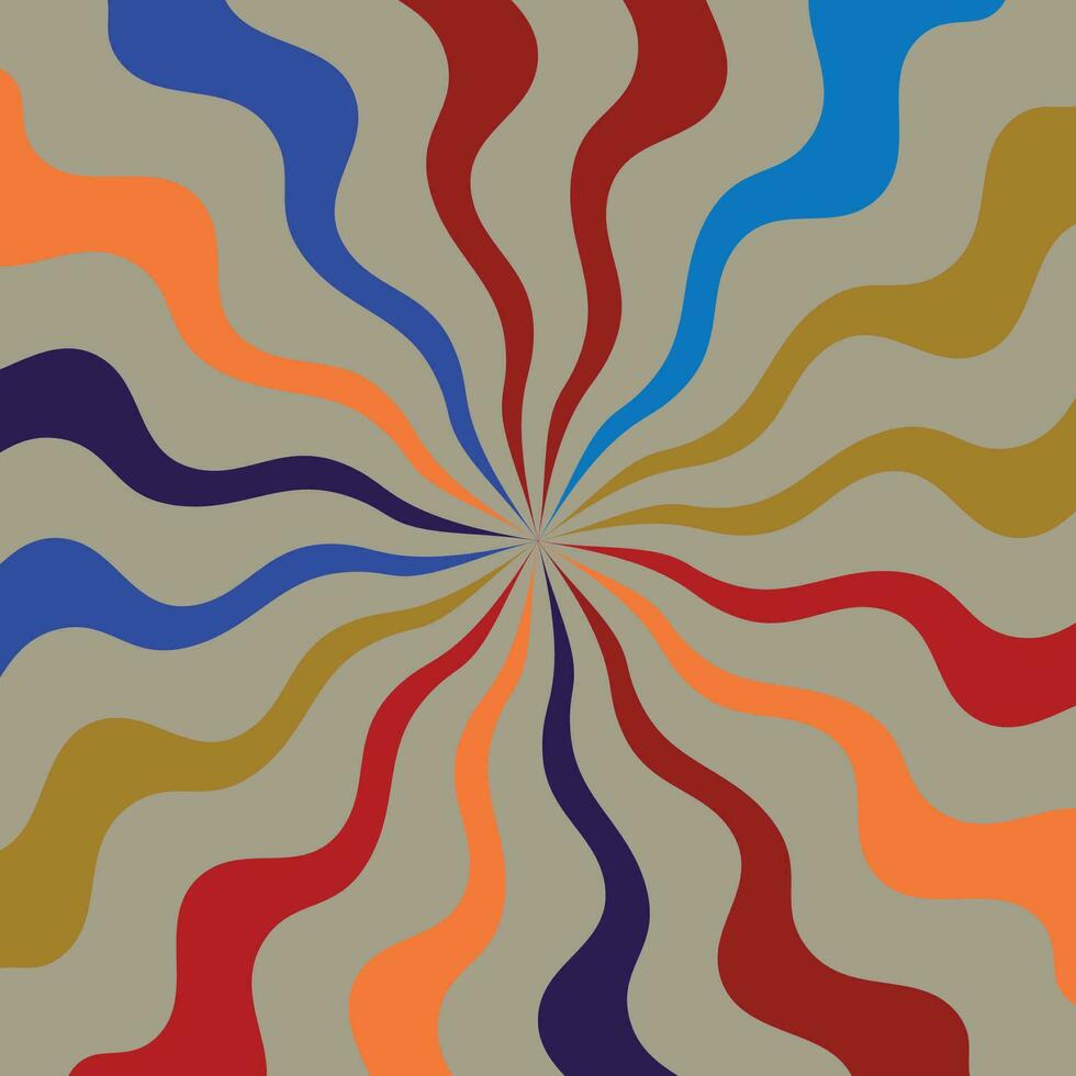 abstracte psychedelische groovy achtergrond. vector. vector