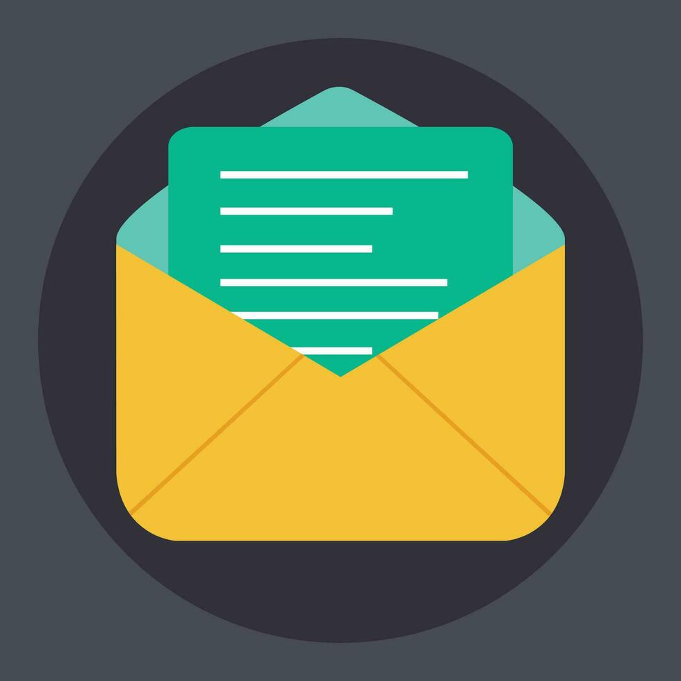 bericht mail icoon, envelop vector icoon