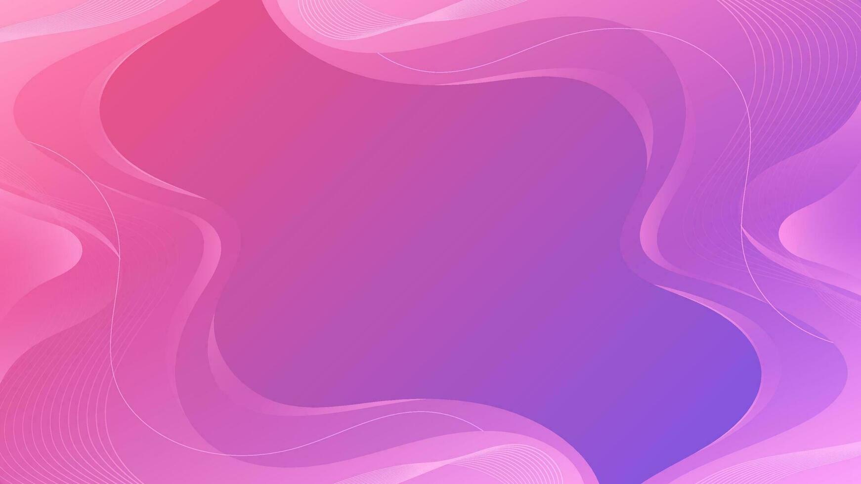 abstract achtergrond met modern futuristische en artistiek vloeistof concept, Golf lijnen, spetters vlak en minimaal elementen met roze paars Purper helling thema vector ontwerp