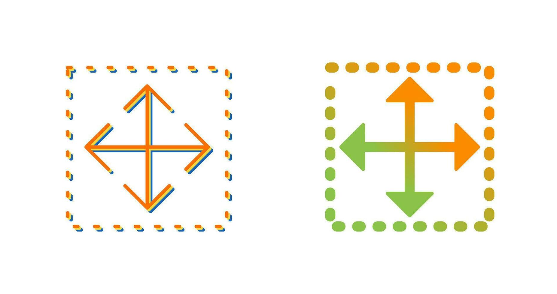 formaat wijzigen vector icoon