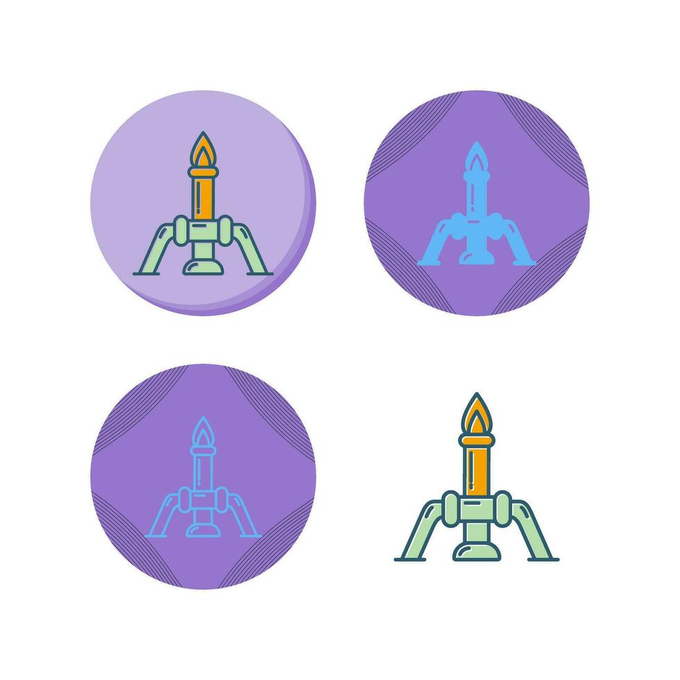 chemie kaarsen vector icoon