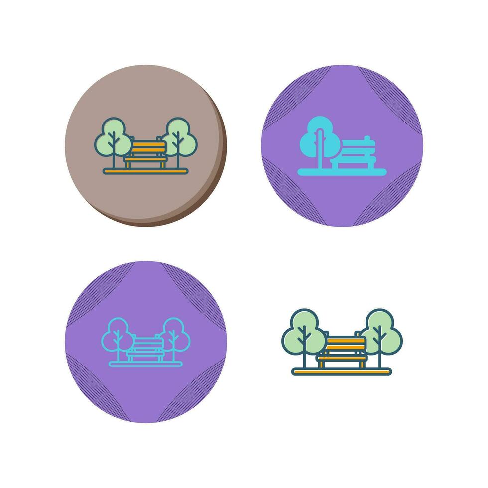 park vector pictogram