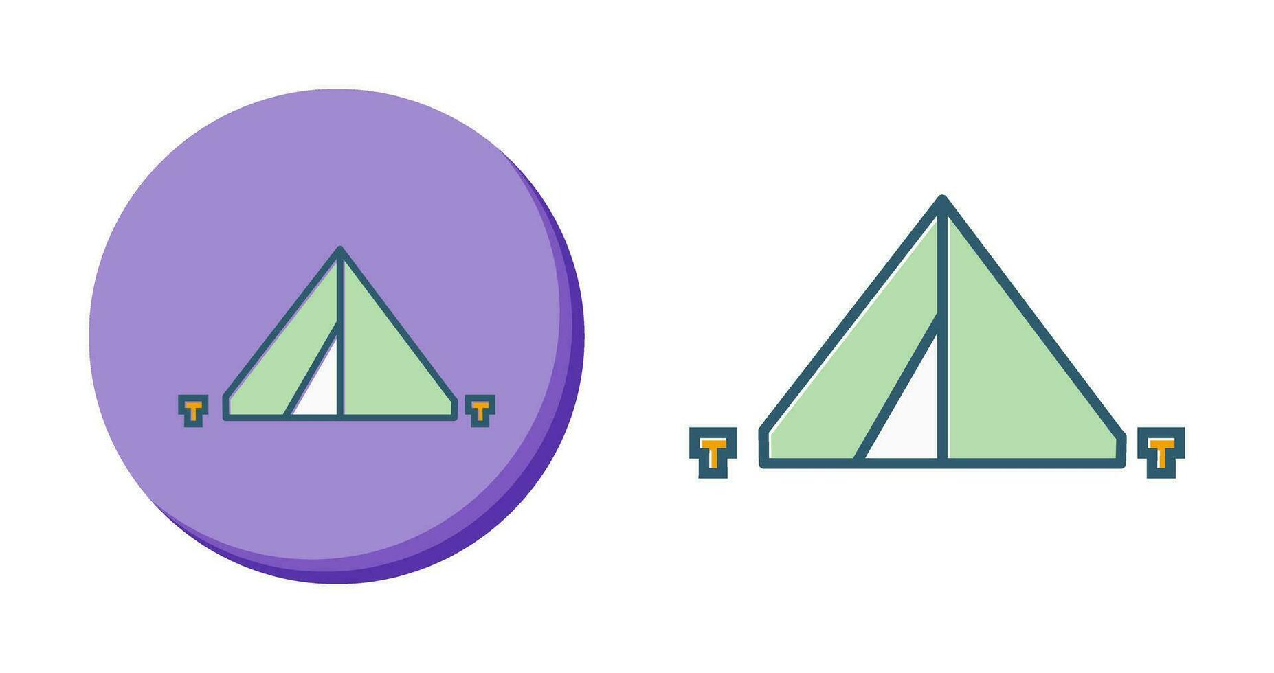 tent vector pictogram