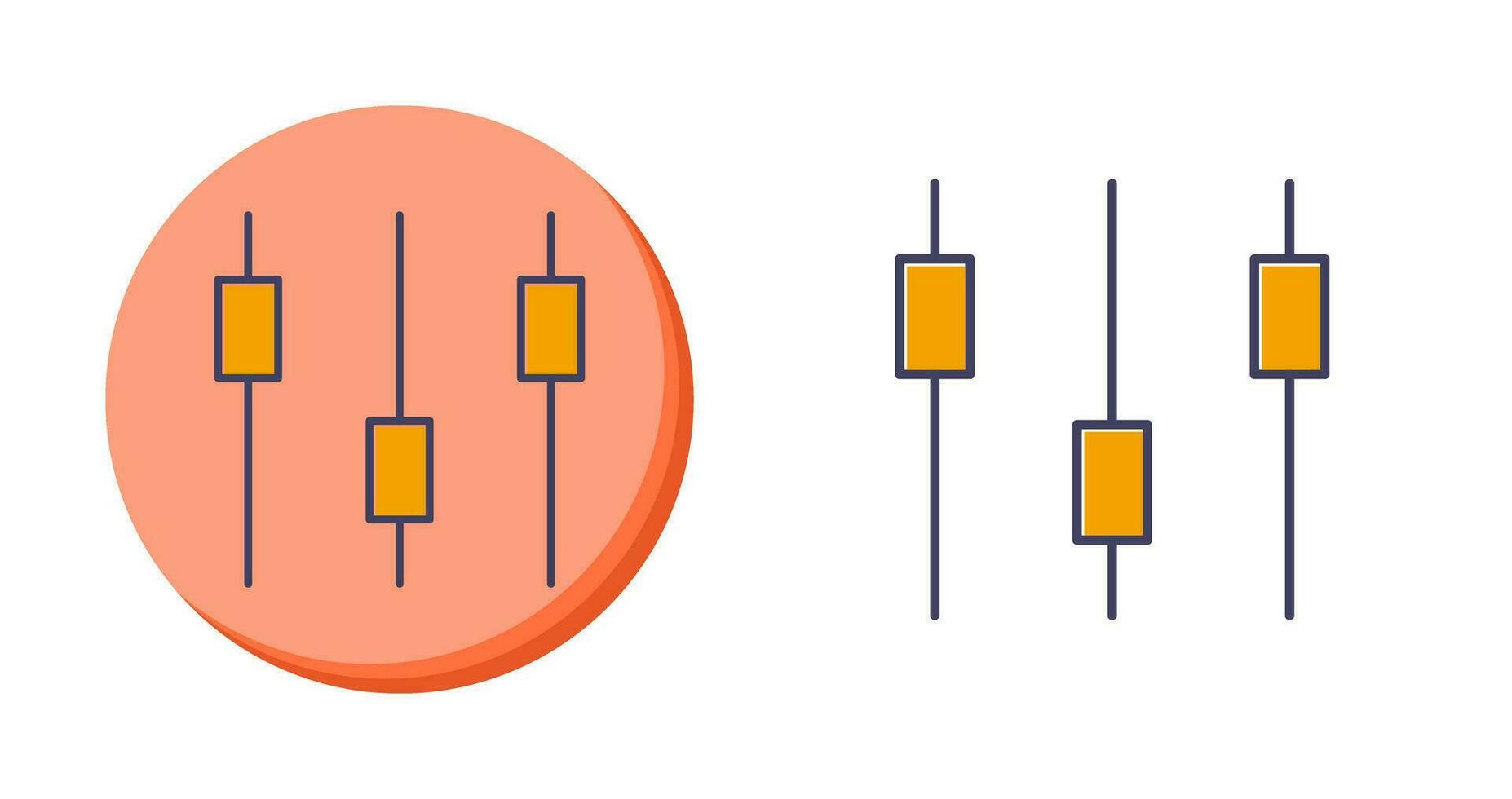 besturingselementen vector pictogram